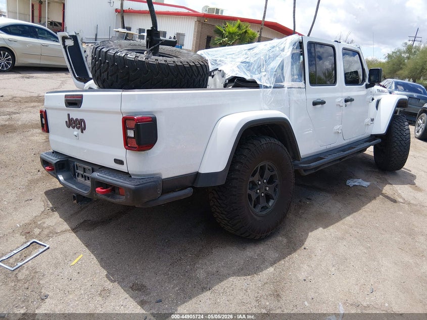 2020 Jeep Gladiator VIN 1C6JJTBG4LL105292 IAAI salvage auction — BIO HAZARD, Non-Repairable (Arizona), sold $7,000 on 2026-07-09 (photo 4)