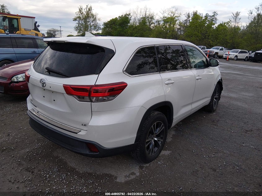 2018 Toyota Highlander VIN 5TDZZRFH3JS258011 IAAI salvage auction — RIGHT FRONT, Salvage (Kentucky), sold $5,900 on 2026-07-29 (photo 4)
