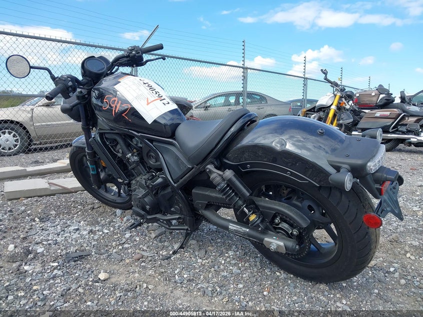 2022 Honda Cm VIN JH2SC8315NK101203 IAAI salvage auction — RIGHT SIDE, Salvage (Pennsylvania), sold $3,050 on 2026-07-06 (photo 3)