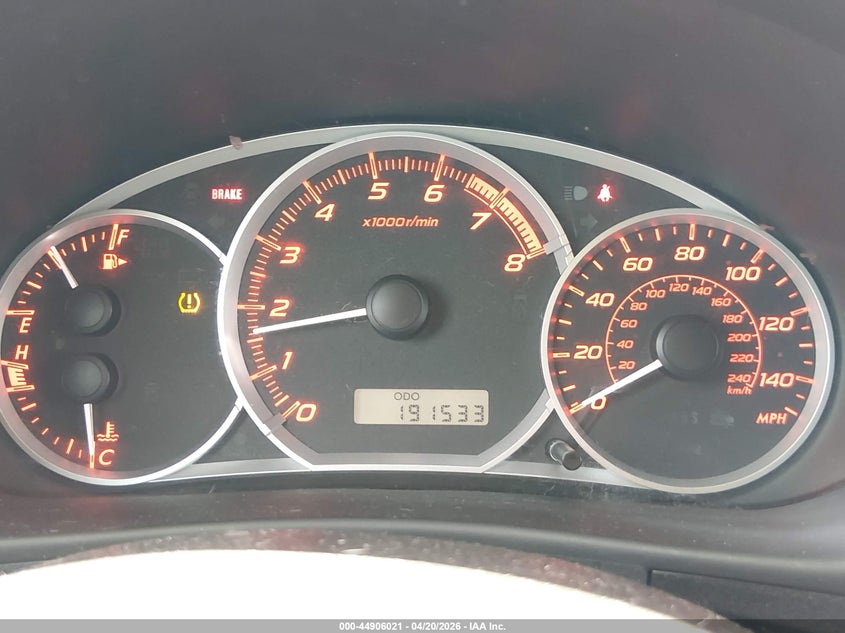 2012 Subaru Impreza VIN JF1GR7E60CG225174 IAAI salvage auction — LEFT FRONT, Salvage (Colorado), sold $1,225 on 2026-07-14 (photo 7)