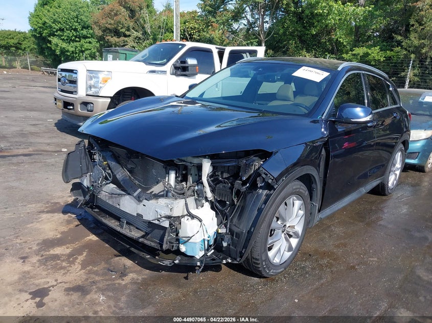 2020 Infiniti Qx50 VIN 3PCAJ5M1XLF102204 IAAI salvage auction — FRONT END, Salvage (North Carolina), sold $4,200 on 2026-07-09 (photo 2)