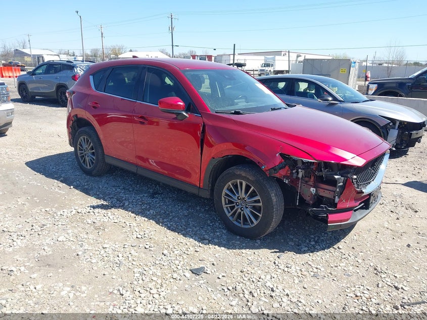2018 Mazda Cx-5 VIN JM3KFBBM7J0463703 IAAI salvage auction — FRONT END, Clear (Wisconsin), sold $3,850 on 2026-07-30 (photo 1)