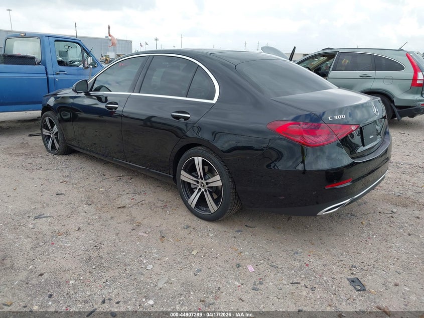 2025 Mercedes-benz C-klasse VIN W1KAF4GBXSR239626 IAAI salvage auction — RIGHT FRONT, Original (Texas), sold $22,000 on 2026-07-15 (photo 3)