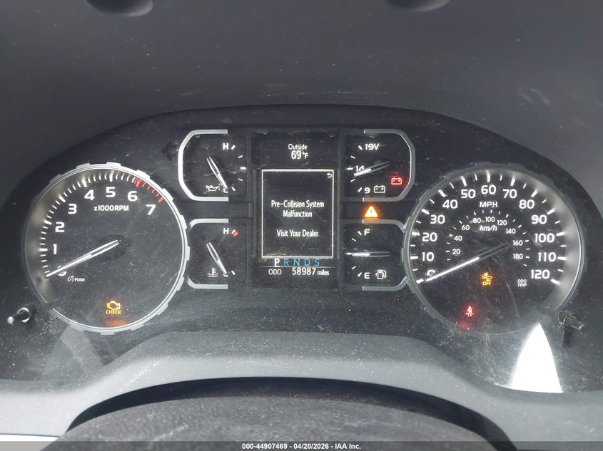 2021 Toyota Tundra VIN 5TFEY5F17MX288222 IAAI salvage auction — FRONT END, Original (Texas), sold $25 on 2026-07-29 (photo 7)