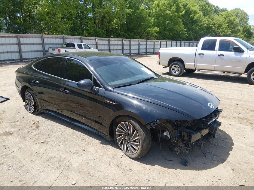 2024 Hyundai Sonata VIN KMHL34JJ8RA100207 IAAI salvage auction — FRONT & REAR, Salvage (Tennessee), sold $6,775 on 2026-07-08 (photo 1)