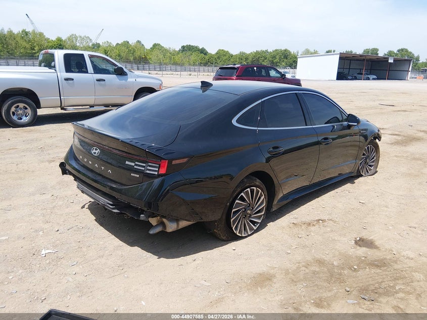 2024 Hyundai Sonata VIN KMHL34JJ8RA100207 IAAI salvage auction — FRONT & REAR, Salvage (Tennessee), sold $6,775 on 2026-07-08 (photo 4)