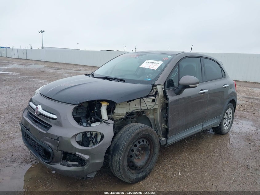 2017 Fiat 500x VIN ZFBCFXAB6HP546697 IAAI salvage auction — LEFT FRONT, Salvage (Texas), sold $525 on 2026-07-08 (photo 2)