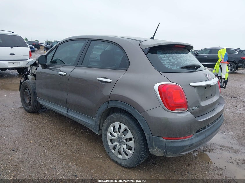 2017 Fiat 500x VIN ZFBCFXAB6HP546697 IAAI salvage auction — LEFT FRONT, Salvage (Texas), sold $525 on 2026-07-08 (photo 3)