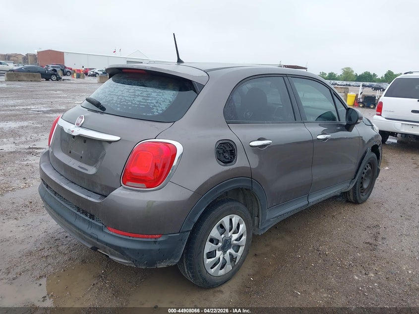 2017 Fiat 500x VIN ZFBCFXAB6HP546697 IAAI salvage auction — LEFT FRONT, Salvage (Texas), sold $525 on 2026-07-08 (photo 4)