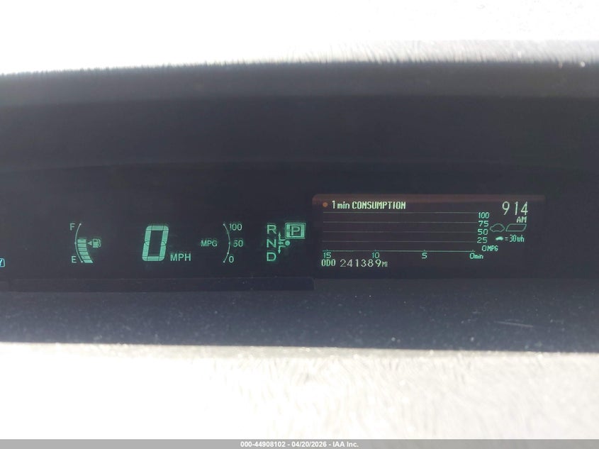 2014 Toyota Prius VIN JTDKN3DUXE0384532 IAAI salvage auction — NORMAL WEAR, Clear - Dealer Only (California), sold $575 on 2026-07-22 (photo 7)