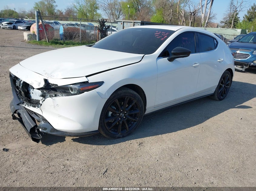 2025 Mazda 3 VIN JM1BPBNYXS1791438 IAAI salvage auction — FRONT END, Salvage Title, sold $6,600 on 2026-07-09 (photo 2)