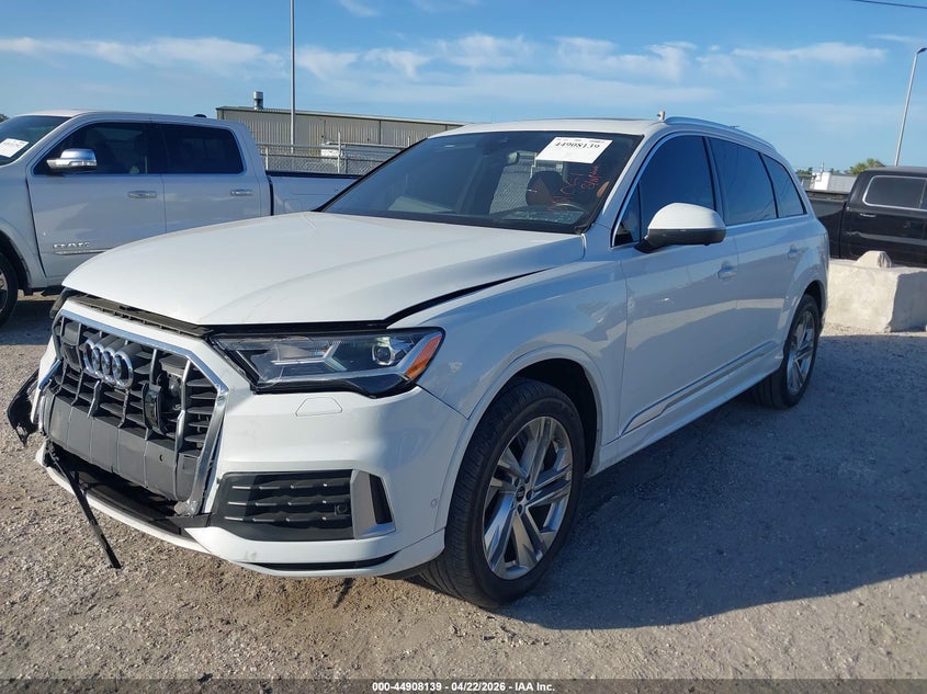2022 Audi Q7 VIN WA1LJBF76ND001061 IAAI salvage auction — FRONT END, Rebuildable (Florida), sold $13,100 on 2026-07-28 (photo 2)