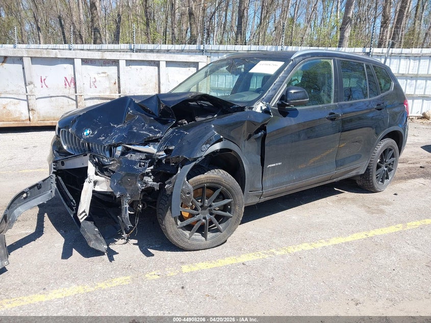 2017 BMW X3 VIN 5UXWX7C5XH0U40873 IAAI salvage auction — FRONT END, Salvage Title, sold $975 on 2026-07-20 (photo 2)