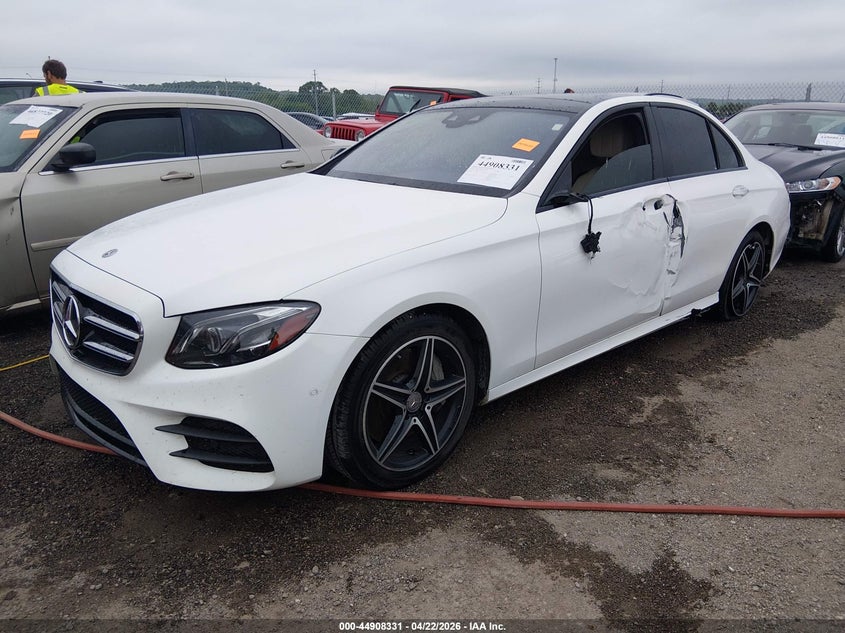 2018 Mercedes-benz E-klasse VIN WDDZF4JB1JA321219 IAAI salvage auction — LEFT SIDE, Clear (Oklahoma), sold $7,500 on 2026-07-28 (photo 2)