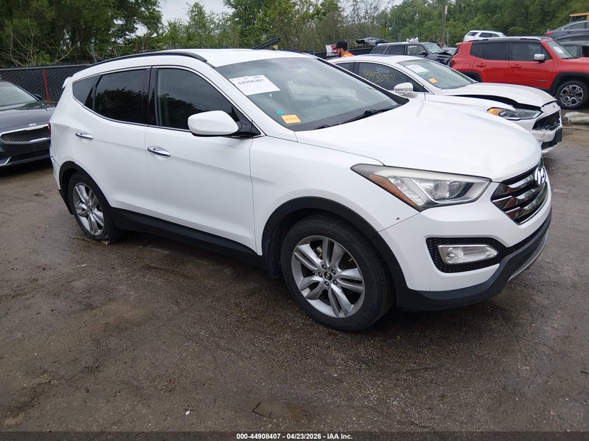 2013 Hyundai Santa fe VIN 5XYZU3LA8DG031594 IAAI salvage auction — REAR END, Junk (Missouri), sold $800 on 2026-07-08 (photo 1)