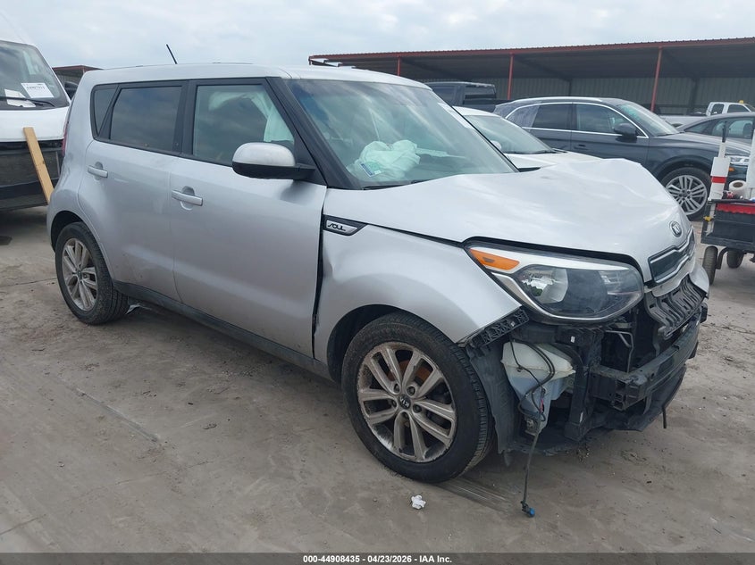 2019 Kia Soul VIN KNDJP3A57K7655908 IAAI salvage auction — LEFT SIDE, Original (Texas), sold $1,725 on 2026-07-07 (photo 1)