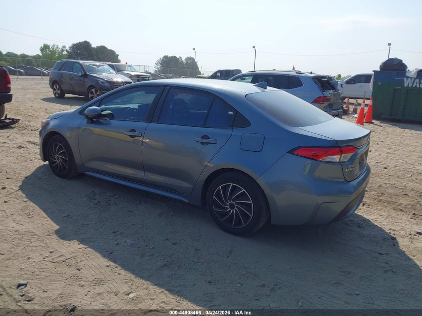 2021 Toyota Corolla VIN 5YFEPMAE5MP176573 IAAI salvage auction — RIGHT SIDE, Wait Title, sold $25 on 2026-07-23 (photo 3)