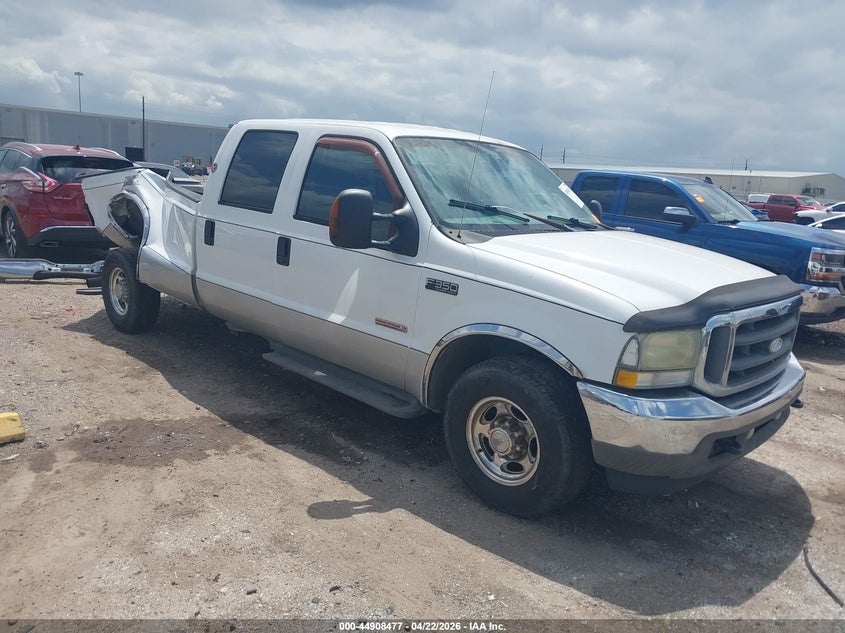 2004 Ford F350 VIN 1FTSW30P94EA95348 IAAI salvage auction — REAR END, Original (Texas), sold $1,500 on 2026-07-09 (photo 1)