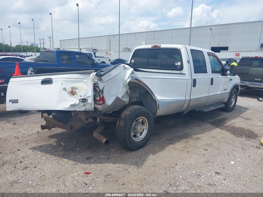 2004 Ford F350 VIN 1FTSW30P94EA95348 IAAI salvage auction — REAR END, Original (Texas), sold $1,500 on 2026-07-09 (photo 4)