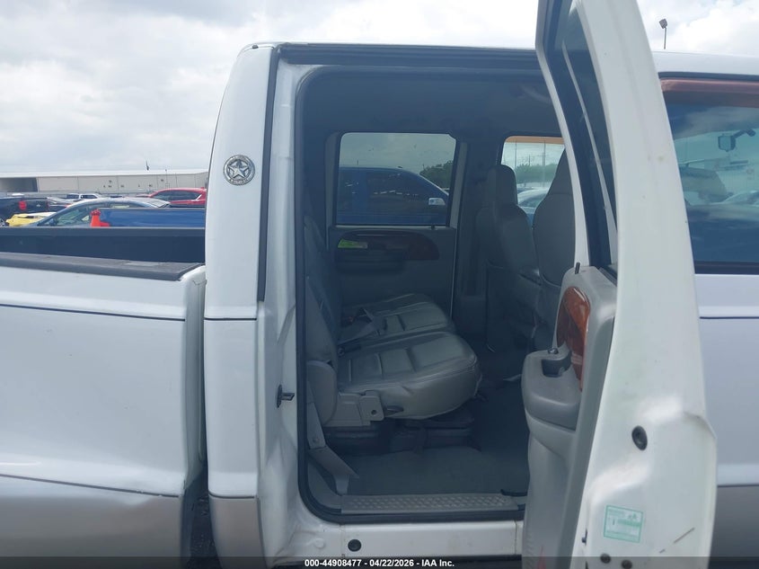2004 Ford F350 VIN 1FTSW30P94EA95348 IAAI salvage auction — REAR END, Original (Texas), sold $1,500 on 2026-07-09 (photo 8)