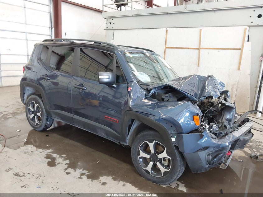2021 Jeep Renegade VIN ZACNJDC14MPN31892 IAAI salvage auction — FRONT END, Salvage Title, sold $600 on 2026-07-24 (photo 1)