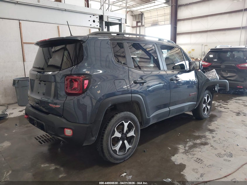 2021 Jeep Renegade VIN ZACNJDC14MPN31892 IAAI salvage auction — FRONT END, Salvage Title, sold $600 on 2026-07-24 (photo 4)