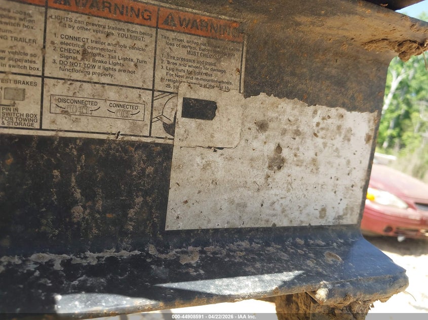 2023 Kaufman trailers Auto hauler VIN 7UZFW5022PL002309 IAAI salvage auction — ROLLOVER, Salvage Non-Reb (South Carolina), sold $75 on 2026-07-18 (photo 9)