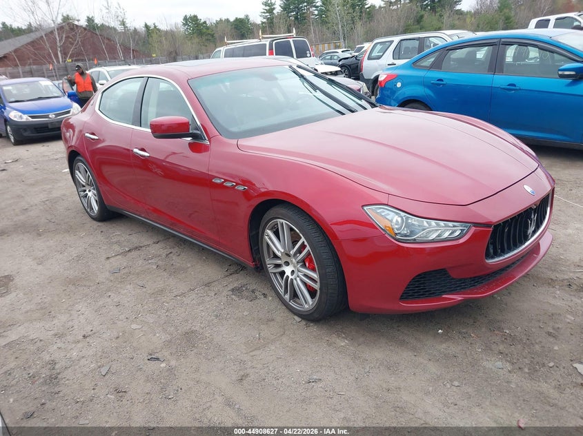 2016 Maserati Ghibli VIN ZAM57RTA6G1183866 IAAI salvage auction — ELECTRICAL, Salvage (Idaho), sold $2,550 on 2026-07-29 (photo 1)