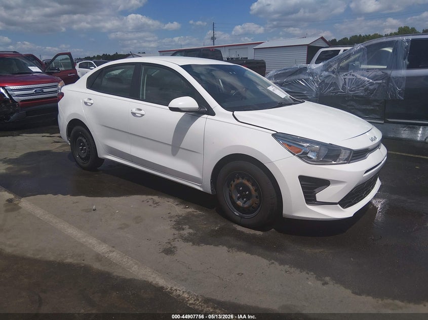 2022 Kia Rio VIN 3KPA24AD3NE483781 IAAI salvage auction — SIDE, Salvage (North Carolina), sold $1,300 on 2026-07-22 (photo 1)