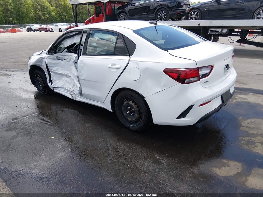 2022 Kia Rio VIN 3KPA24AD3NE483781 IAAI salvage auction — SIDE, Salvage (North Carolina), sold $1,300 on 2026-07-22 (photo 3)