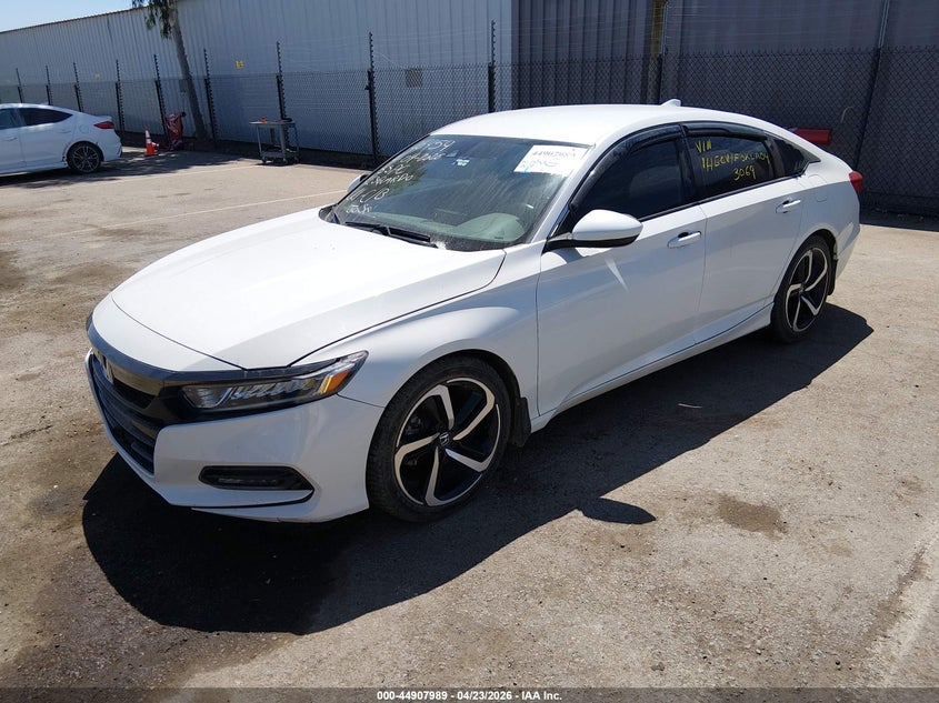 2020 Honda Accord VIN 1HGCV1F3XLA043069 IAAI salvage auction — FRONT END, Salvage Title, sold $9,100 on 2026-10-19 (photo 2)