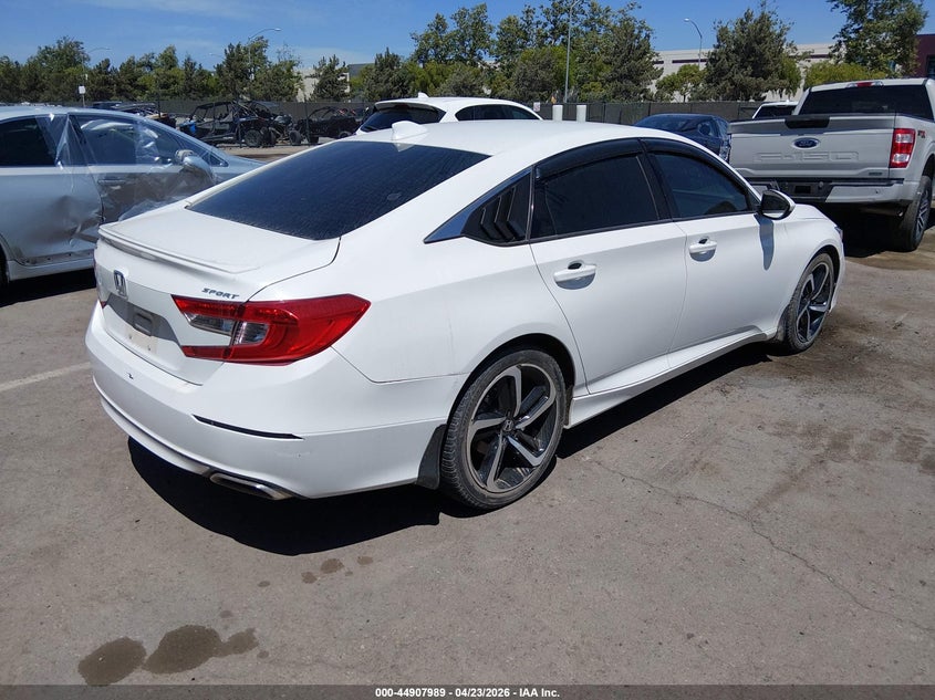 2020 Honda Accord VIN 1HGCV1F3XLA043069 IAAI salvage auction — FRONT END, Salvage Title, sold $9,100 on 2026-10-19 (photo 4)