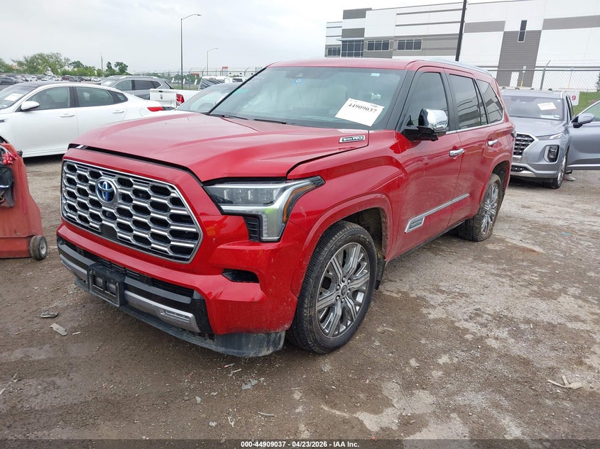 2024 Toyota Sequoia VIN 7SVAAABA3RX021867 IAAI salvage auction — REAR END, Original (Texas), sold $11,600 on 2026-07-21 (photo 2)