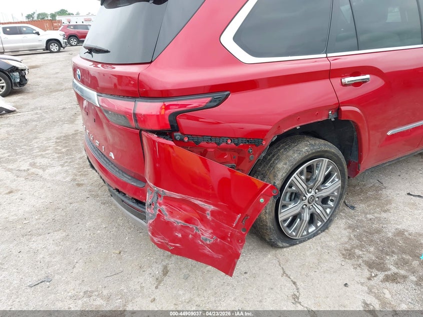 2024 Toyota Sequoia VIN 7SVAAABA3RX021867 IAAI salvage auction — REAR END, Original (Texas), sold $11,600 on 2026-07-21 (photo 6)