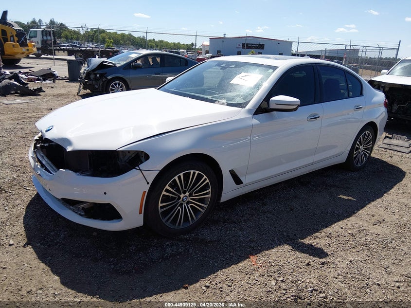 2018 BMW 5er VIN WBAJA5C51JWA35909 IAAI salvage auction — FRONT END, Clear (South Carolina), sold $8,200 on 2026-08-04 (photo 2)