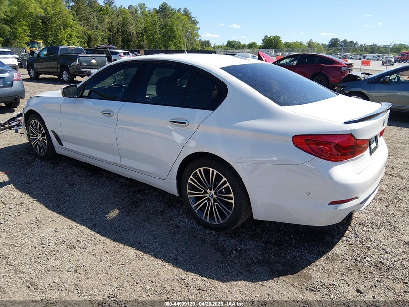 2018 BMW 5er VIN WBAJA5C51JWA35909 IAAI salvage auction — FRONT END, Clear (South Carolina), sold $8,200 on 2026-08-04 (photo 3)