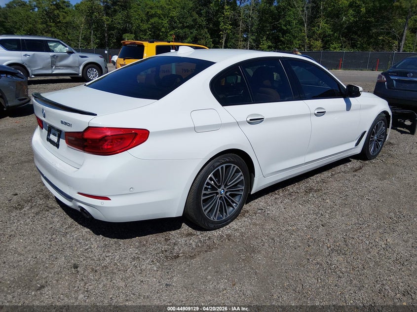 2018 BMW 5er VIN WBAJA5C51JWA35909 IAAI salvage auction — FRONT END, Clear (South Carolina), sold $8,200 on 2026-08-04 (photo 4)