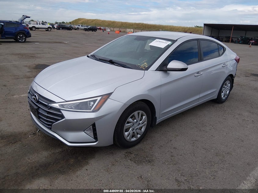 2019 Hyundai Elantra VIN KMHD74LFXKU887375 IAAI salvage auction — RIGHT SIDE, Salvage Title, sold $2,100 on 2026-07-15 (photo 2)