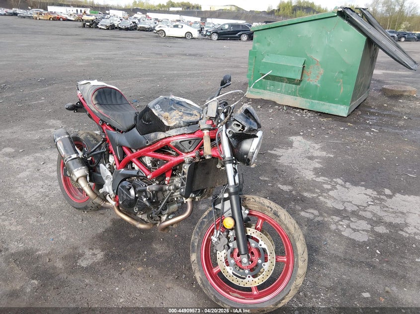 2018 Suzuki Sv VIN JS1VP55B1J2100455 IAAI salvage auction — ALL OVER, Salvage (Pennsylvania), sold $500 on 2026-07-14 (photo 1)