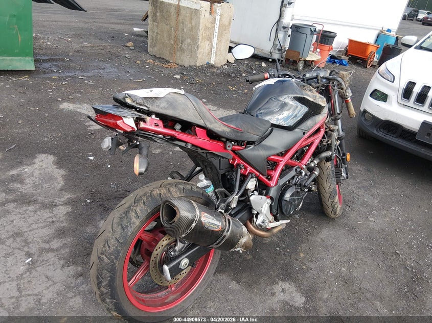 2018 Suzuki Sv VIN JS1VP55B1J2100455 IAAI salvage auction — ALL OVER, Salvage (Pennsylvania), sold $500 on 2026-07-14 (photo 4)