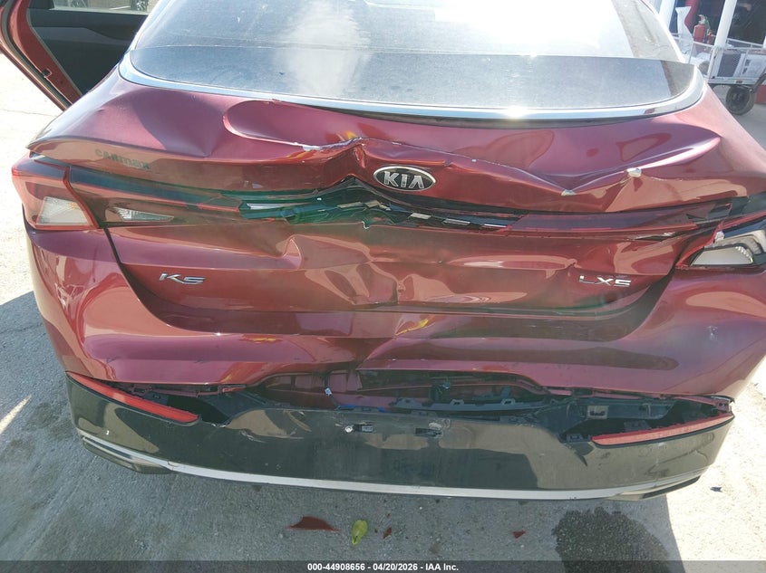 2021 Kia K5 VIN 5XXG14J21MG027960 IAAI salvage auction — REAR END, Salvage (Illinois), sold $2,350 on 2026-07-28 (photo 6)
