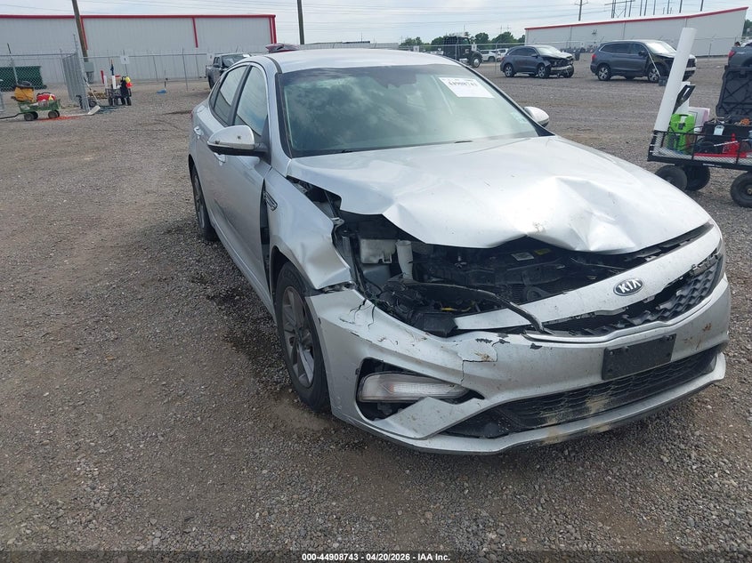 2020 Kia Optima VIN 5XXGT4L38LG429697 IAAI salvage auction — FRONT END, Salvage Title, sold $25 on 2026-07-29 (photo 1)