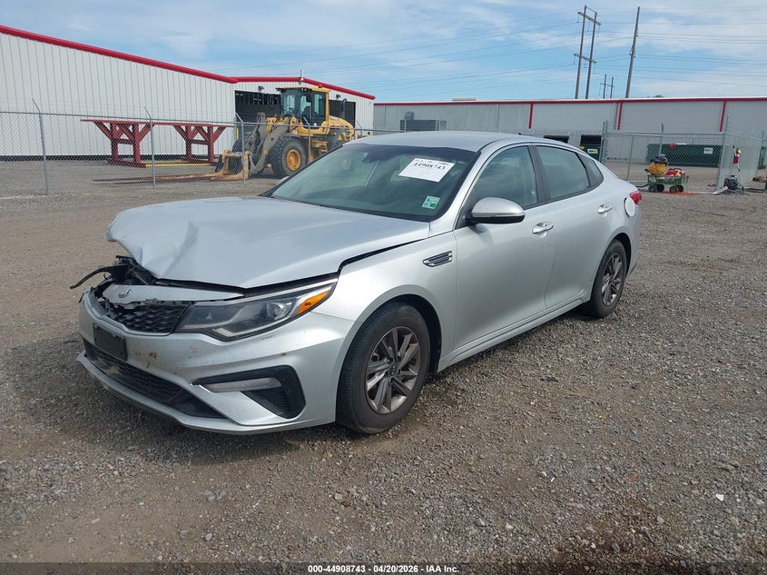 2020 Kia Optima VIN 5XXGT4L38LG429697 IAAI salvage auction — FRONT END, Salvage Title, sold $25 on 2026-07-29 (photo 2)