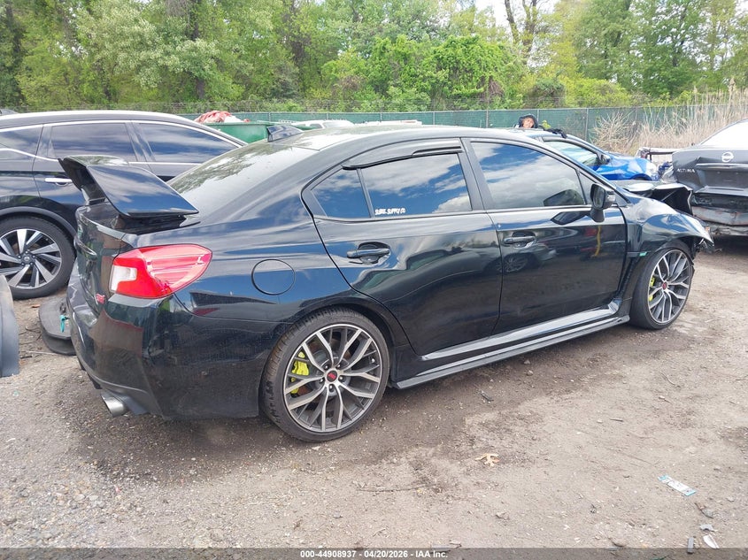 2020 Subaru Wrx sti VIN JF1VA2E68L9824166 IAAI salvage auction — FRONT END, Salvage - Greater Than 75% (Maryland), sold $4,850 on 2026-07-30 (photo 4)