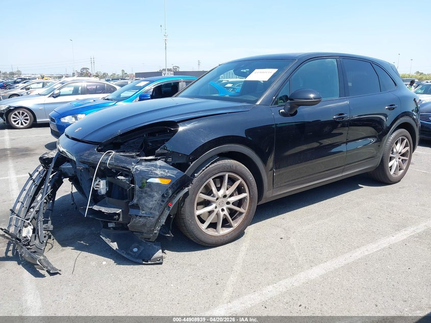 2021 Porsche Cayenne VIN WP1AA2AY8MDA09933 IAAI salvage auction — FRONT END, Salvage Title, sold $21,500 on 2026-07-23 (photo 2)