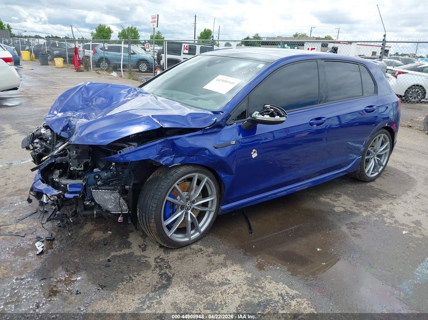 2024 Volkswagen Golf r VIN WVWEB7CD9RW233022 IAAI salvage auction — FRONT END, Salvage Title, sold $8,600 on 2026-08-07 (photo 2)