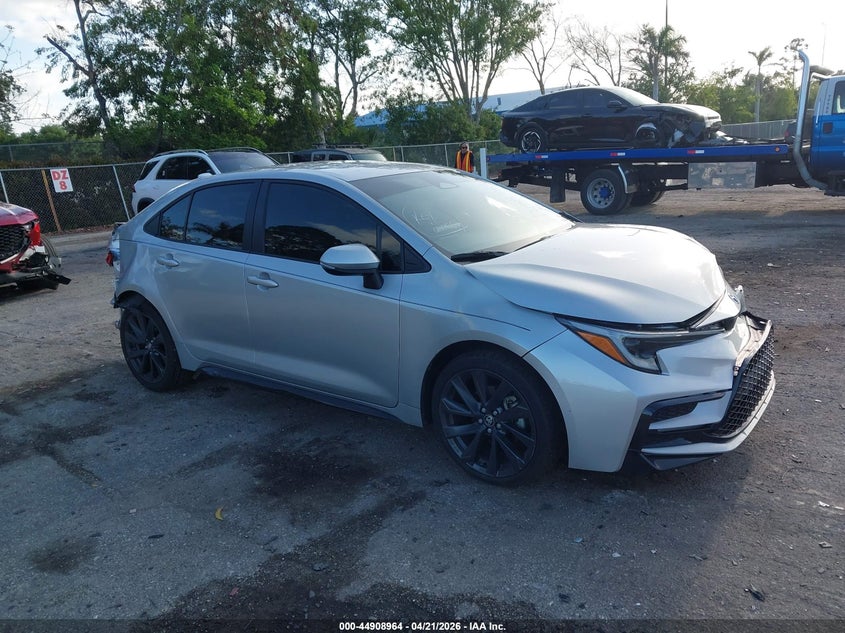 2024 Toyota Corolla VIN JTDBCMFE9RJ023679 IAAI salvage auction — FRONT END, Certificate Of Destruction (Florida), sold $6,450 on 2026-07-06 (photo 1)