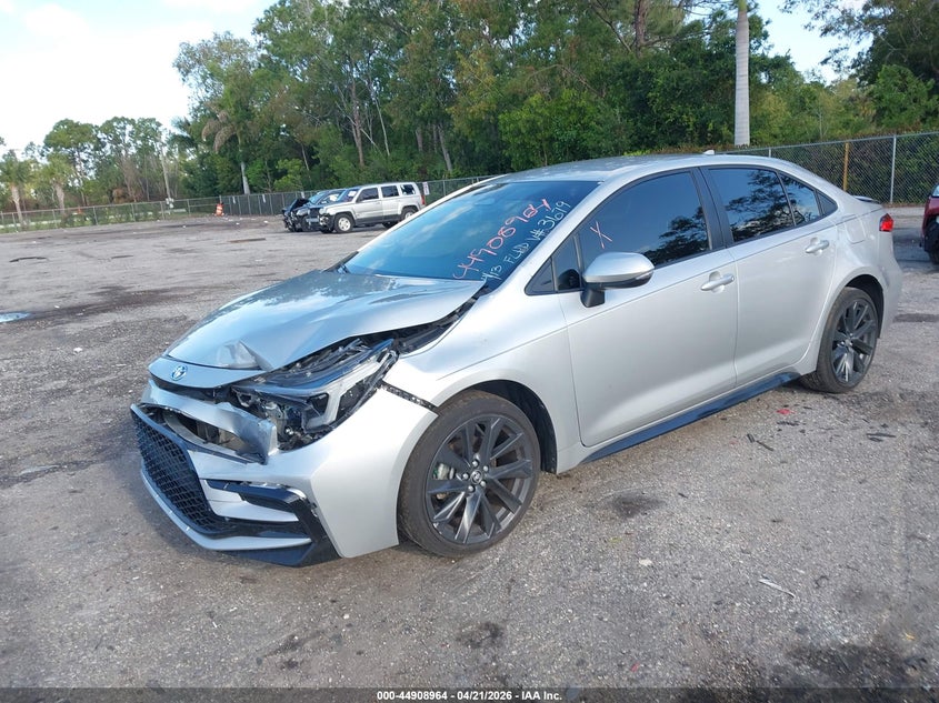 2024 Toyota Corolla VIN JTDBCMFE9RJ023679 IAAI salvage auction — FRONT END, Certificate Of Destruction (Florida), sold $6,450 on 2026-07-06 (photo 2)