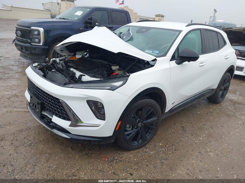 2025 Buick Envision VIN LRBFZLE4XSD011059 IAAI salvage auction — FRONT END, Salvage (Texas), sold $5,500 on 2026-07-06 (photo 2)