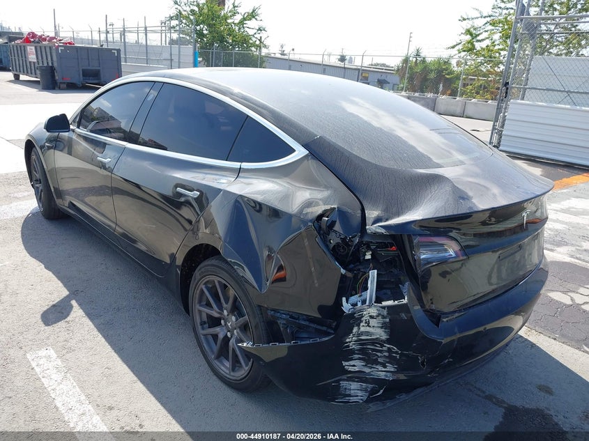 2020 Tesla Model 3 VIN 5YJ3E1EA2LF631702 IAAI salvage auction — LEFT REAR, Salvage Title, sold $3,550 on 2026-07-29 (photo 6)